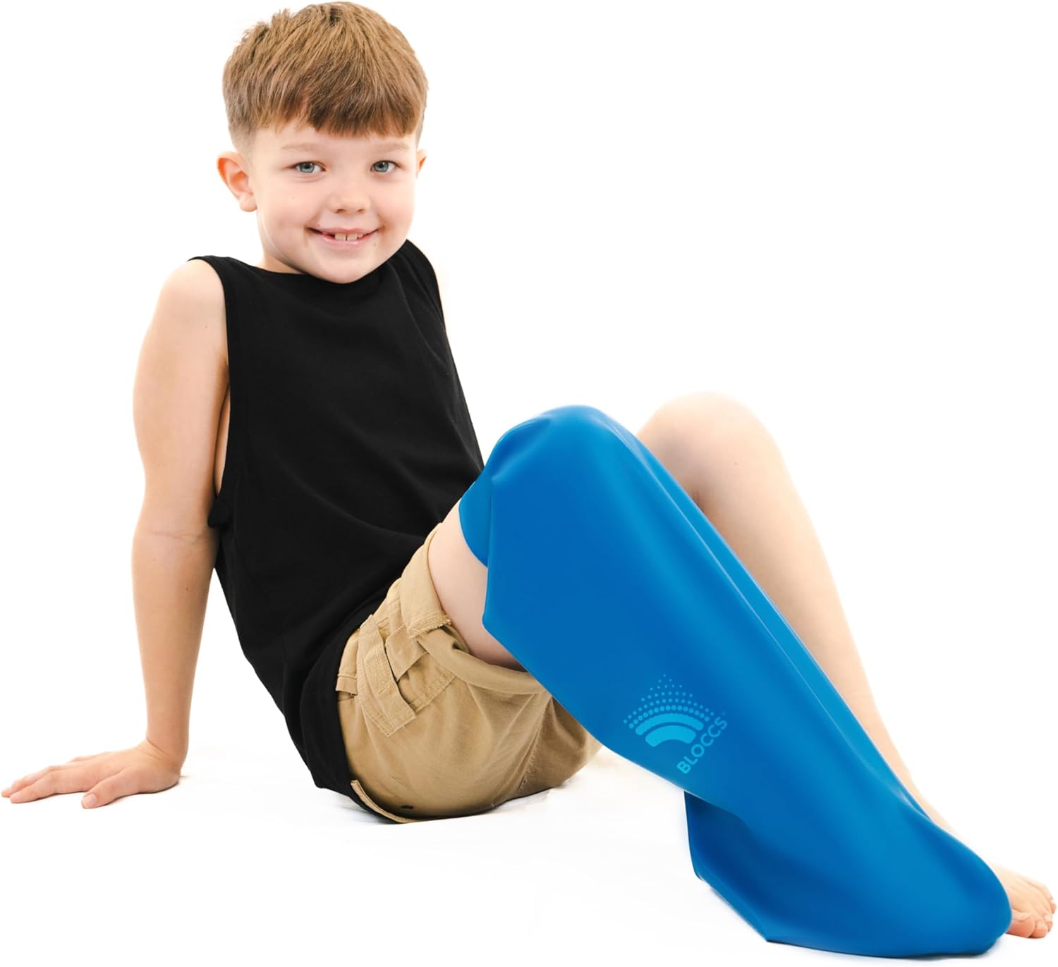 BLOCCS 100% Waterproof Cast Covers for Shower Leg Kids- Swim Cover, Cast Bag for Bath. Durable Cast Sleeve for Swimming - #CL78-M - Child Leg - (Medium)