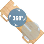 Slide Transfer Board with 360° Turntable,Slide Board MakeTransfers Easier,Heavy-Duty Sliding Board for Patient Senior and Handicap Move Assist and Slide Transfer,Wheelchair to Bed/Toilet/Bathtub/Car
