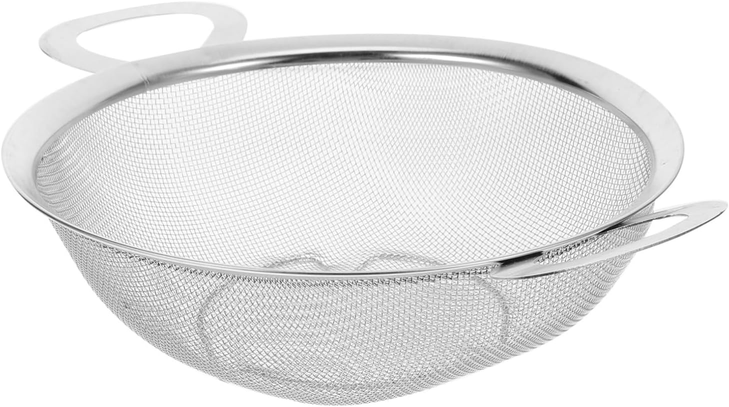 Ciieeo 1pc Binaural Filter Basket Strainer Easy Drain Fruit Bowl Cleaning Mesh Rice Washing Bowl
