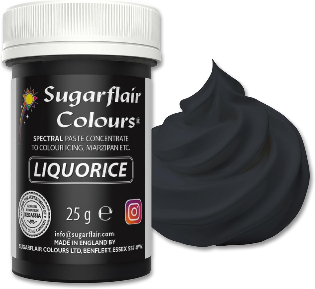 SugarFlair Spectral Concentrated Edible Paste Food Colouring - Liquorice