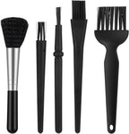 5 Pcs Keyboard Cleaning Brush, 5.5 Inch Anti Static Brush, Computer Laptop Keyboard Small Space, Dust Cleaning (Black)