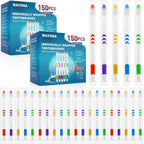 Navona 300 PCS Premium Toothbrushes Bulk, Individually Wrapped Toothbrushes, Disposable Toothbrush, Medium Soft Bristle Bulk Toothbrushe for Travel Hotel Donation, Ergonomics Handle