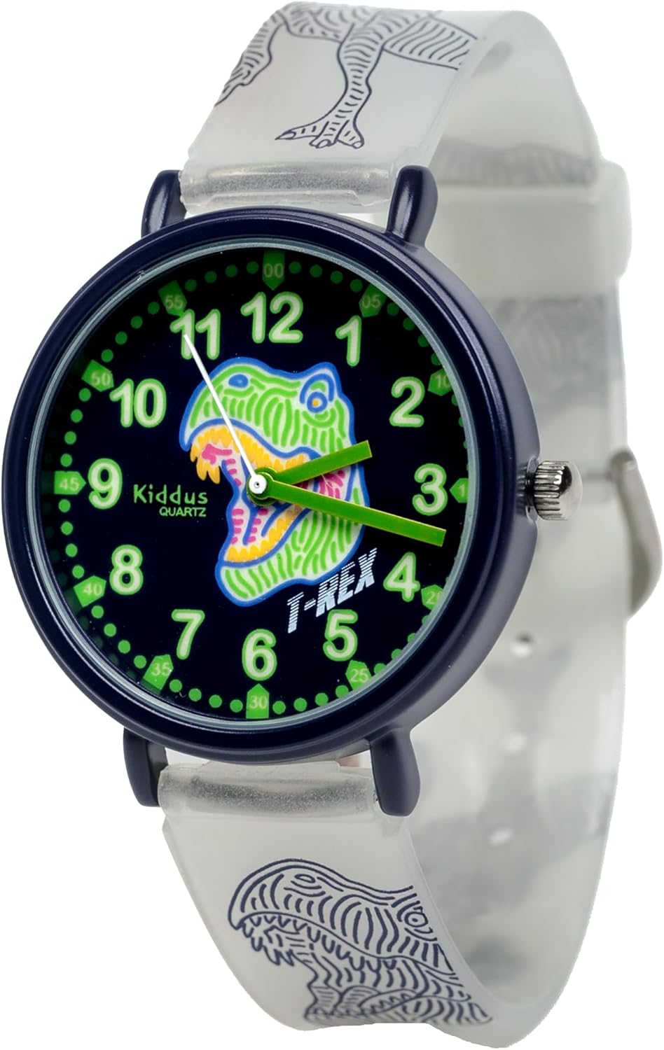 Kiddus Watches Boy and Girl Kids Ages 6-12 Analog Time Teacher with Exercises. Japanese Quartz Movement. Easy to Read and Learn Time. Girls Watches Ages 5-10