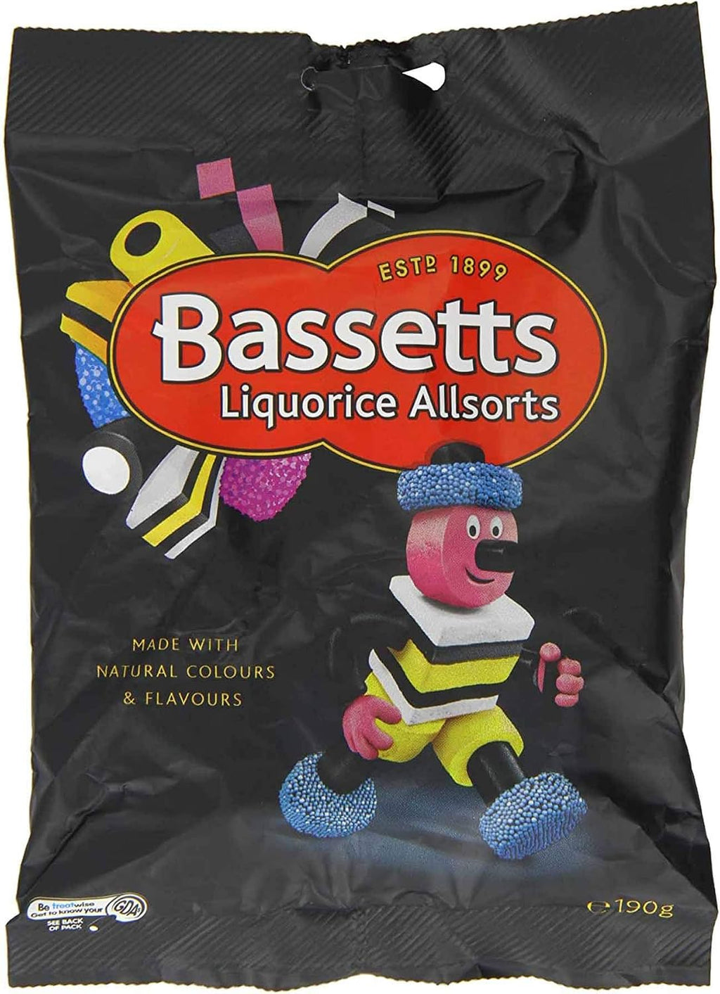 Bassett's Bassetts Liquorice Allsorts Bag 12X190G