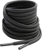 VSUDO 2 Pairs Round Boot Laces, 5/32" Outdoor Work & Hiking Shoe Laces for Boots