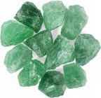 1.1lb Bulk Raw Green Fluorite Rough Crystal- Natural Green Fluorite Raw Stones Crystal for Tumbling, Cabbing, Fountain Rocks, Decoration, Polishing, Wire Wrapping, Wicca & Reiki Crystal Healing