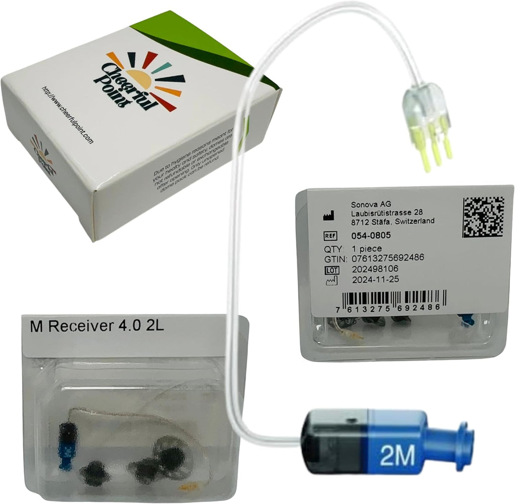 Phonak Receiver 4.0 M 2L Hearing Aid Receiver, 3 Pin, Medium Power Replacement for 2M Left Ear (Blue) (054-0805), Compatible with Phonak Audéo Marvel, Paradise & Lumity Life Hearing Aids