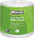 Marcal - MRC6079 Toilet Paper 100% Recycled - 2 Ply White Bath Tissue, 336 Sheets Per Roll - 48 Rolls per Case Green Seal Certified Toilet Paper 06079