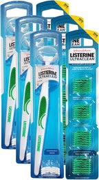 Ultra Clean Access Flosser for Hard-to-Reach Areas, 3 Flosser Handle with 84 Refills, Mint