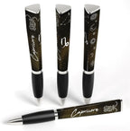 ANINKABOVE Zodiac Sign Ballpoint Pens (3-Sided Pen, Pack of 4) Zodiac Pen Gift, Cool Constellation Design, Zodiac Gifts Pretty Pens - Fancy Pens Great Astrology Gifts for Women and Men (Capricorn)