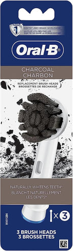 Oral-B Charcoal Electric Toothbrush Replacement Brush Heads Refill, 3 Count