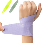 Adjustable Wrist Brace for Pain Relief, Carpal Tunnel & Tendonitis Support – Ergonomic Compression, Breathable & Anti-Slip Design, Fits Left & Right Hand, Ideal for Sports, Gaming & Office Use Purple