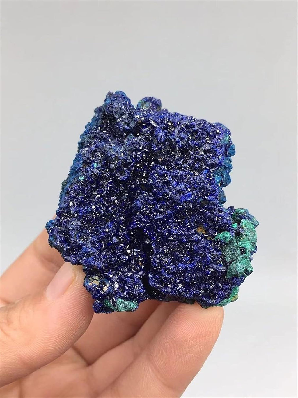 Natural Azurite Malachite Crystal Mineral Specimen Reiki Stone Gemstone Collection Home Decoration(200g)