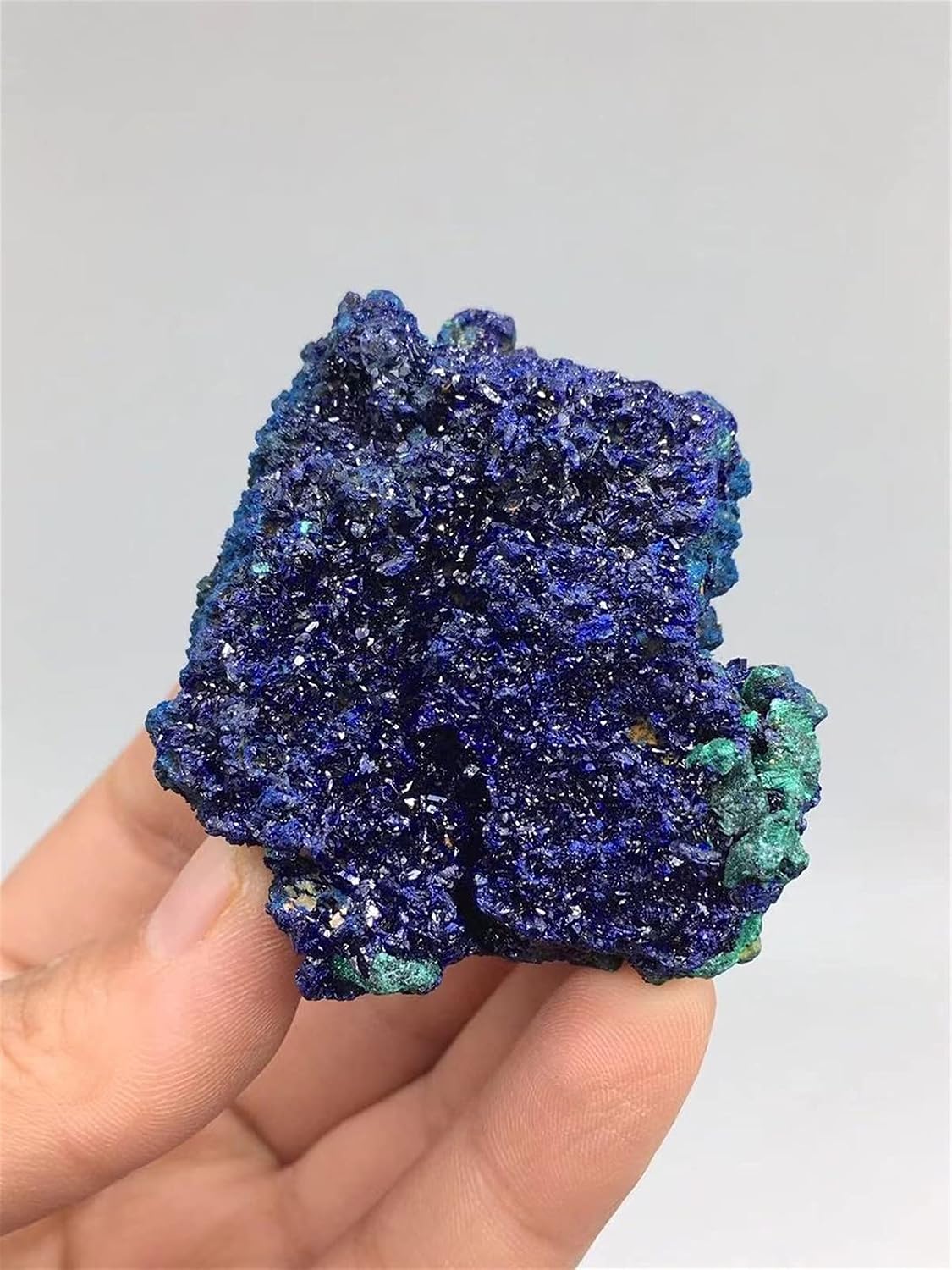 Natural Azurite Malachite Crystal Mineral Specimen Reiki Stone Gemstone Collection Home Decoration(200g)