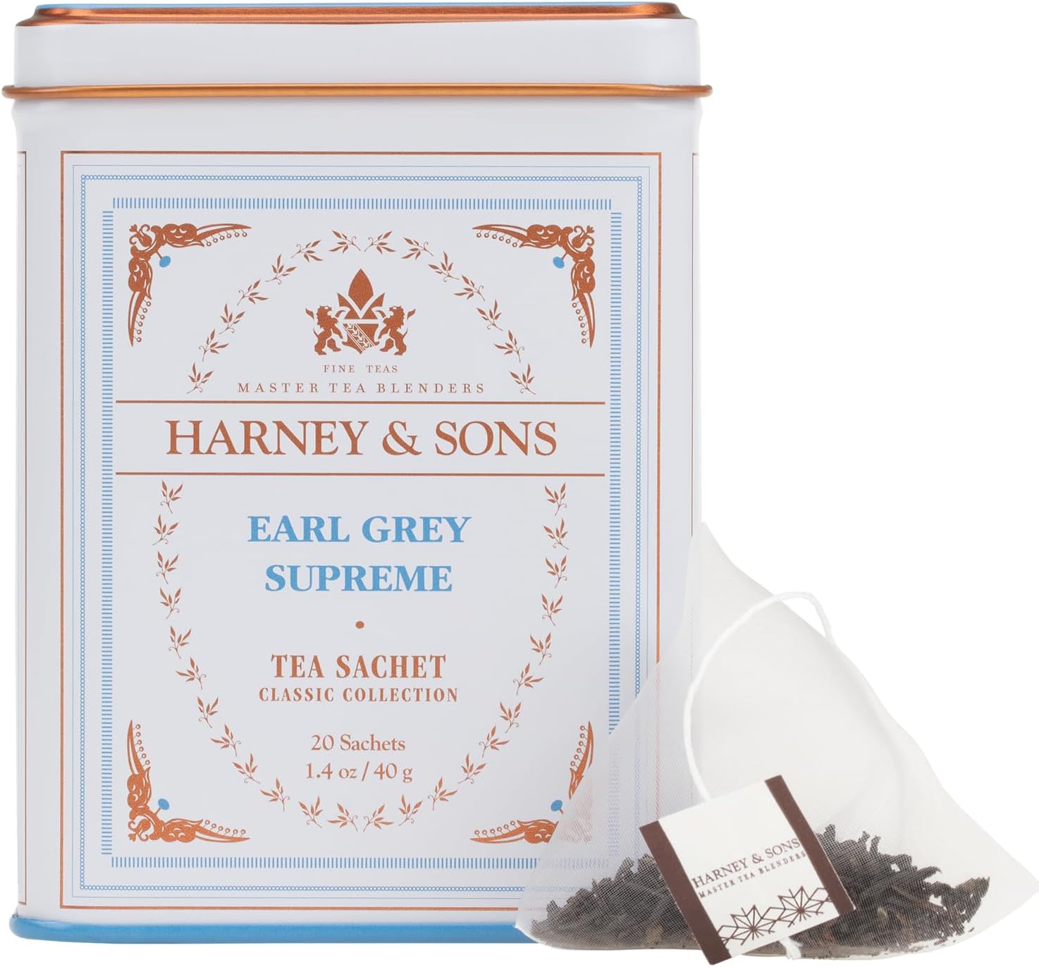 Harney & Sons Earl Grey Supreme, Black Tea, 20 Sachets