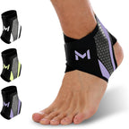 Ankle Brace for Men & Women, Ankle Brace Compression Support Stabilize, Lace up Ankles Sock,Basketball Ankle Stabilizer, Foot Ankle Orthopedic Grade Tendonitis Protection (Purple)