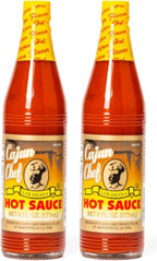 Cajun Chef Louisiana Hot Sauce 2 pack - 6 Ounce (Pack of 2)