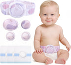 Baby Umbilical Hernia Belt, Baby Belly Band Kit with 4 Compression Pads & 3 Navel Patches, Newborn Belly Button Band, Infant Abdominal Binder, Umbilical Cord Cover for Newborn