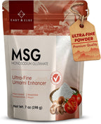 East and Else MSG (Monosodium Glutamate), Ultra-Fine Flavor Enhancer Powder, 7 OZ Resealable Bag - Pure Umami Seasoning for Cooking, Spice Blends, Rubs, Soups, Stir-Fries & More