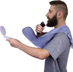 Beard Bib, Beard Apron Foldable Multi-Purpose Shaving Bib, Apron for Men for All Men'S Gifts (grey)