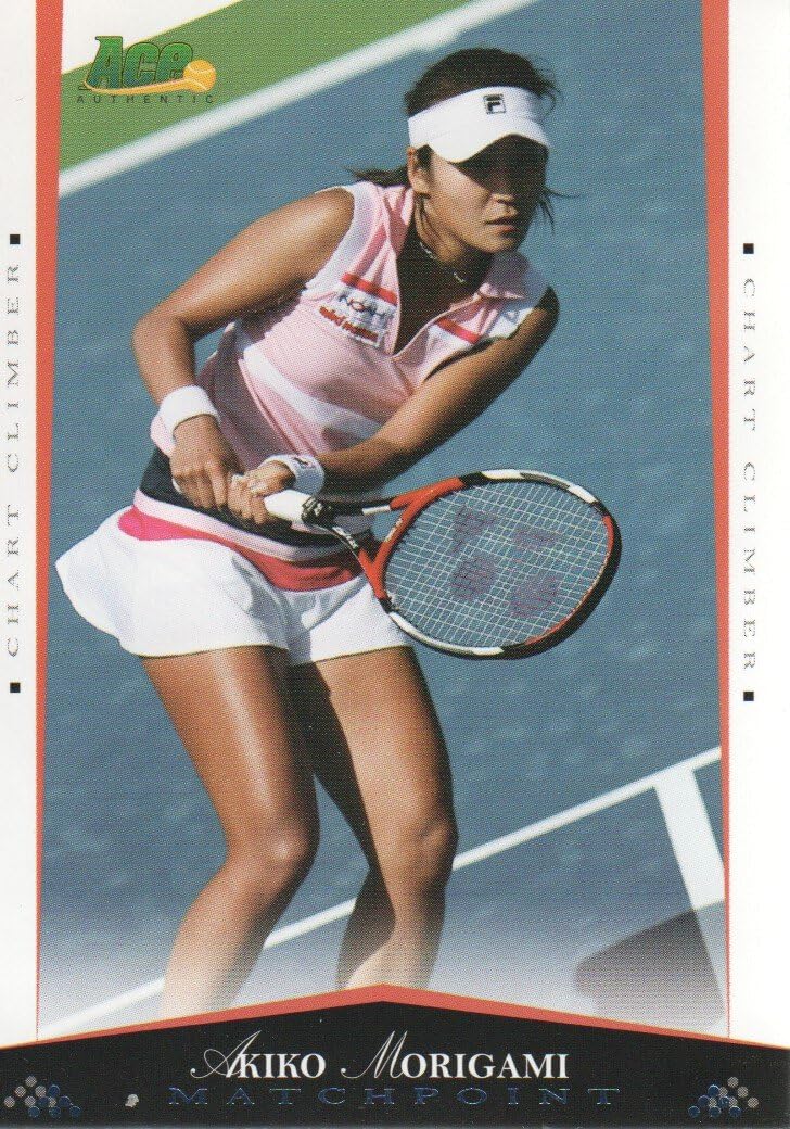 2008 Ace Authentic Match Point Blue Tennis #39 Akiko Morigami