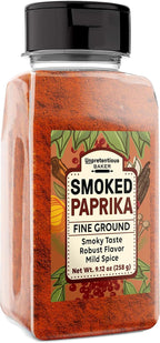 Unpretentious Smoked Paprika Ground Spice Made from Dried Red Chile Peppers, Strong & Smoked Flavor (9.12 Ounce)