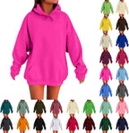 Womens Oversized Hoodies Winter Cute Sweatshirts Fleece Hooded Pullover 2025 Fashion Casual Tops Sweater Trendy Outfits