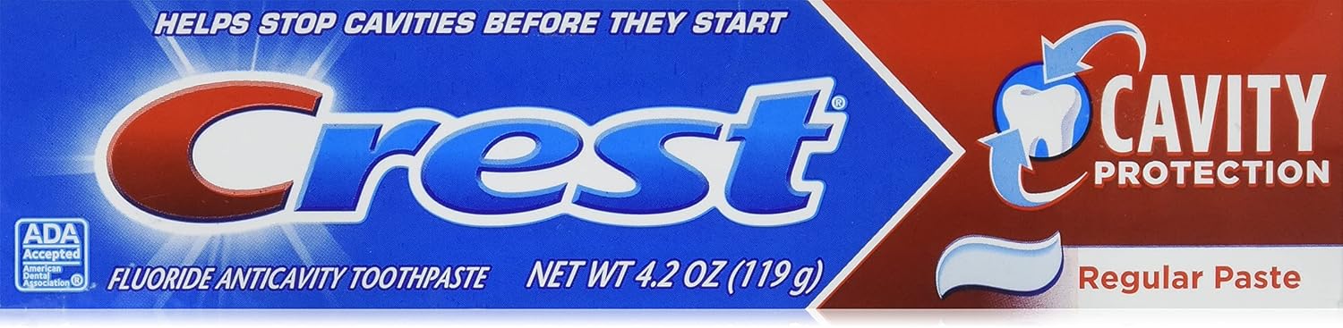 Crest Cavity Protection Toothpaste, Regular Paste, 4.2 Oz