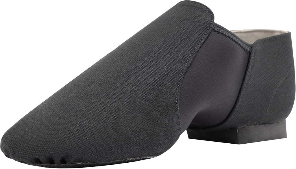 Linodes Unisex 09 Canvas Upper Slip-on Jazz Shoe for Women and Men's Dance Shoes