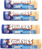 Smartie's-Chocolate Candy Tube, 38g each. (Pack of 4)