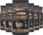Lavazza Espresso Whole Bean Coffee, Medium Roast, 100% Arabica, 2.2 lb Bag (Pack of 6)