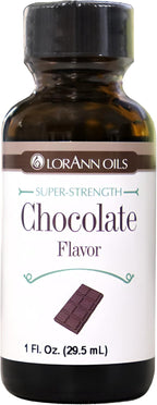 LorAnn Oils Super Strength Flavoring - Used For Candy Making, Flavoring Extracts, Baking, Hard Candy, and Flavor Oils - Bold, Natural Flavors 4X Stronger Than Extracts - Chocolate, 1 fl oz