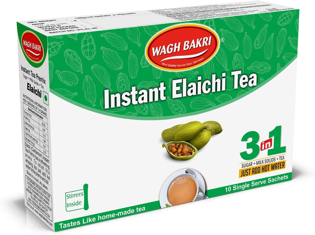 Wagh Bakri Elaichi Instant Tea Premix 140G