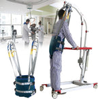 CEEBUS Patient Lift Walking Sling, Medical Standing Aid Walking Support Toileting Transfer Gait Belt Leg Exercisers for Rehabilitation Training Equipment Transfer Sling (Size : M)