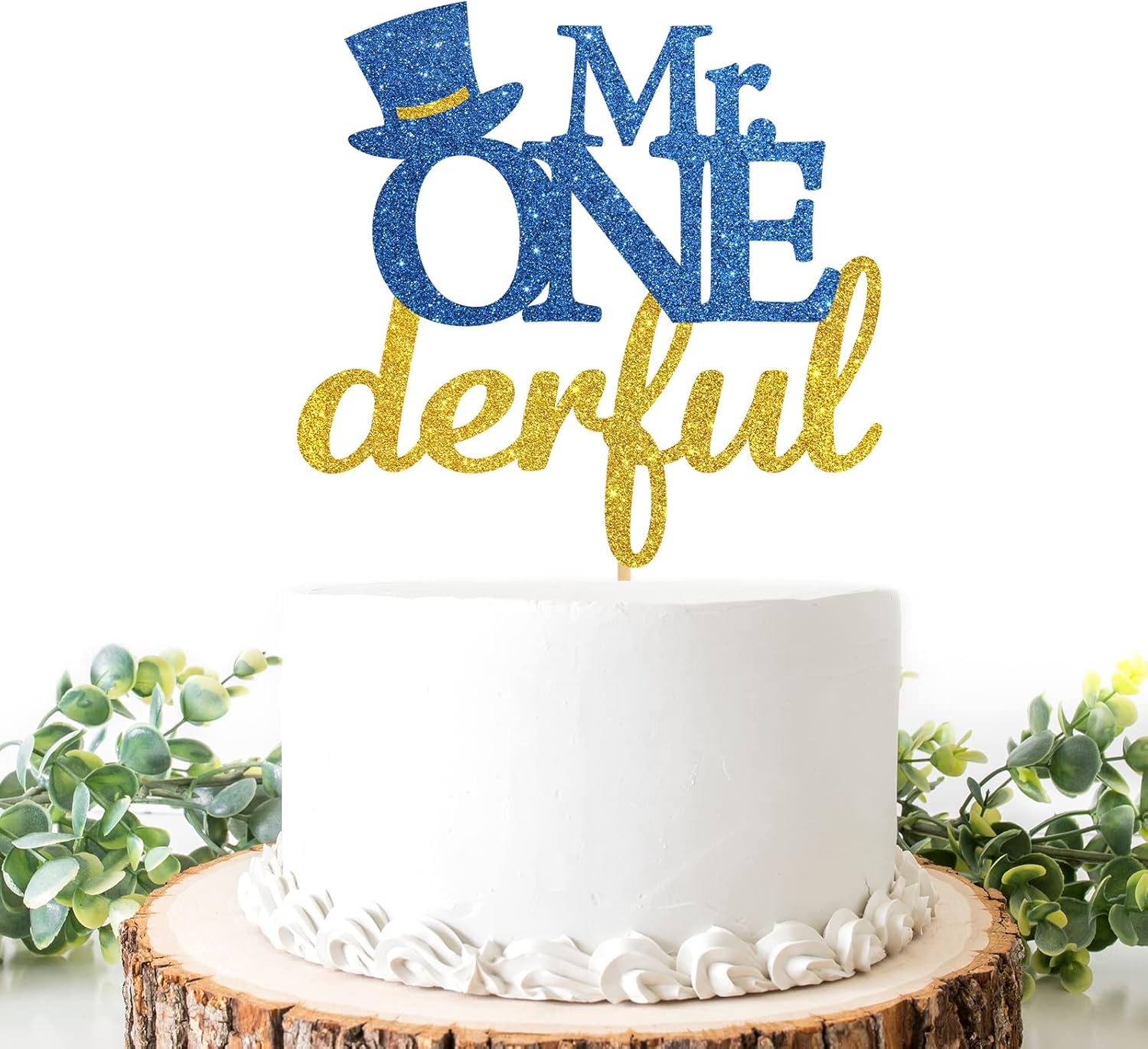 Mr Onederful Cake Topper, Boys 1st Birthday, Baby Shower Party Decoration, Welcome Baby Boy Cake Decor, It's a Boy Gender Reveal Party Supplies