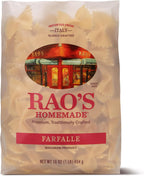 Rao's Homemade Farfalle Pasta, 16oz, Traditionally Crafted, Premium Quality, From Durum Semolina Flour, Traditional Bronze Die Cut, Imported from Italy