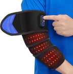 Cordless Arm Heating Pad Wrap with Red Light, 5000mAh Elbow Heating Pad Wrap, Fast Heating, Heated Elbow Arm Sleeve with 3 Heat & Timing Settings