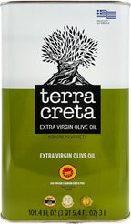 Terra Creta | Award Winning | Kolymvari Estates | 100% Pure Greek Olive Oil | Cold Extracted | Protective Designation of Origin | 3Ltr - (101.4 fl.oz) Tin