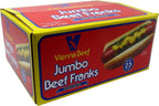 Vienna® Beef Jumbo Skinless Franks 6" 5:1 5 lbs. (25 total Franks)