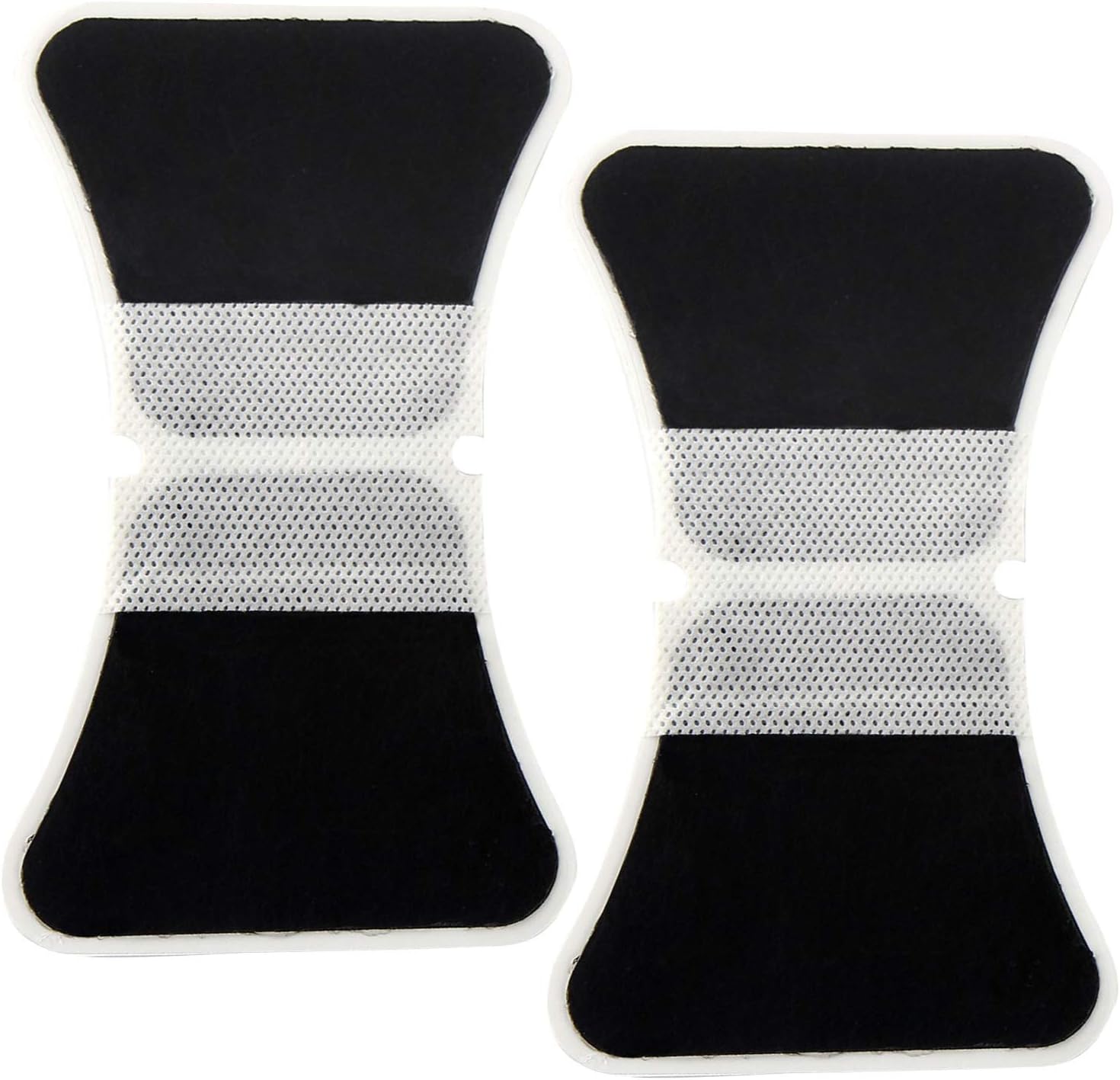 CHOICEMMED 2 Pack Universal Therma Heated TENS Unit Pads - Muscle Stimulator E-stim Electrodes - Universal Replacement Massage Pads for Electronic Pulse Stimulators - Reusable Pad for Electrotherapy