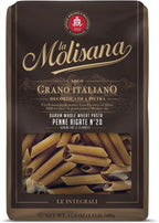 La Molisana Penne Ziti Rigate Whole Wheat FQ 20, 1 Pound (Pack of 12)