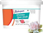Bakerpan White Gum Paste for Cake Decorating, Create Flowers, Leaves, Elegant Ruffles - 1 Pound, Vanilla Flavor (Made in USA)