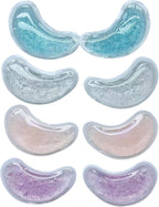 Reusable Under Eye Patches - 8PCS Hot & Cold Gel Eye Pads/Ice Pack for Puffy Eyes, Dark Circles & Eye Bags | Cooling Sleep Mask & Soothing Compress