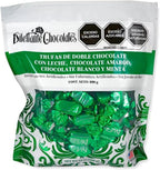 Peppermint Double Milk Chocolate Truffle Cremes - Dilettante 24oz