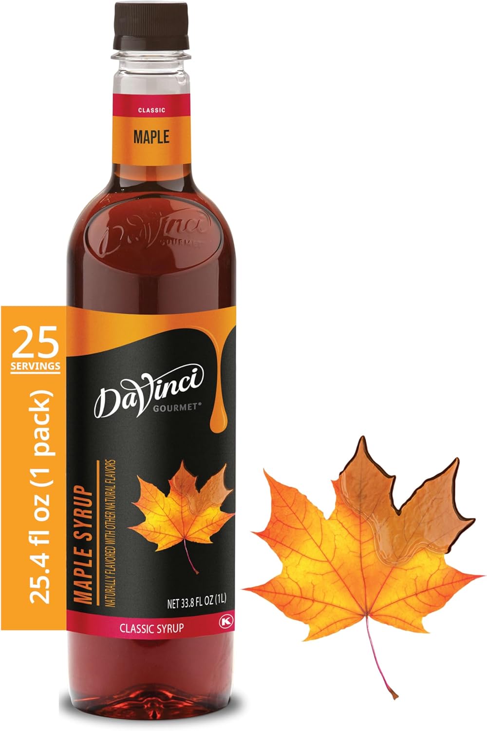 DaVinci Gourmet Maple Syrup, 25.4 Fluid Ounces (Pack of 1)