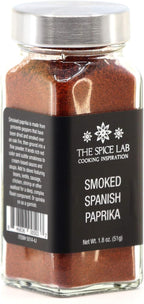 The Spice Lab Smoked Paprika Powder -1.9 oz. French Jar - Premium Gourmet Spanish Paprika Powder - Vegan All Natural Kosher Non GMO Gluten Free Spice - Rich in Antioxidants
