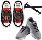 HOMAR No Tie Shoelaces for Kids and Adults Stretch Silicone Elastic No Tie Shoe Laces