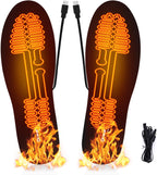 Dr.warm 3 Heating Levels Heated Insoles USB Electric Power Thermal Soles for Men and Women Winter Boots Shoes Sneaker Ice Fishing Camping(No Battery)