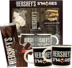 2025 S’mores Holiday Mug Gift Bundle – 2 Festive Mugs with Graham Crackers, Marshmallows & Chocolate Bar – Christmas Hot Cocoa Set