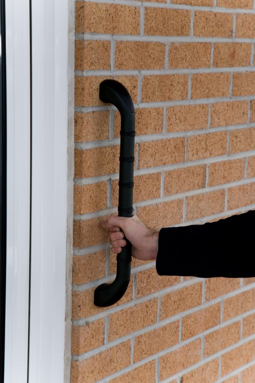 Gordon Ellis Prima Straight Outdoor Grab Bar 18-inch Length Black